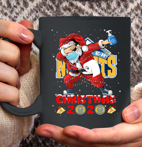 Denver Nuggets Funny Santa Claus Dabbing Christmas 2020 NBA Ceramic Mug 11oz
