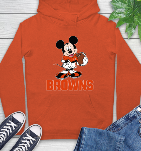 NFL Football Cleveland Browns Cheerful Mickey Mouse Shirt Hoodie 5