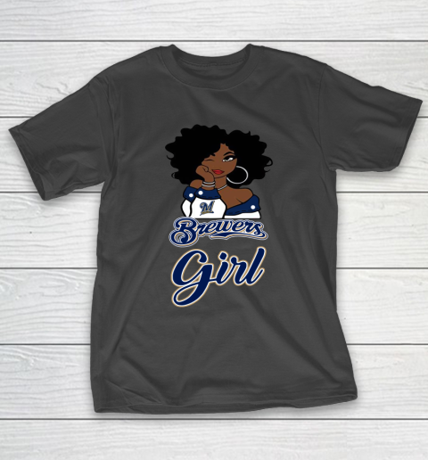 Milwaukee Brewerss Girl MLB T-Shirt 2