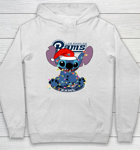 Los Angeles Rams NFL Football noel stitch Christmas Hoodie