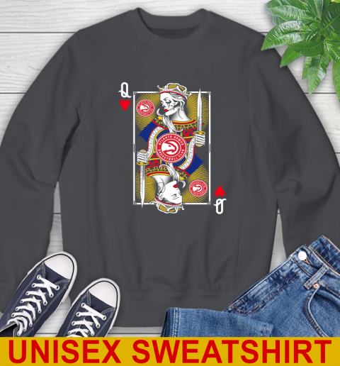 NBA Basketball Atlanta Hawks The Queen Of Hearts Card Shirt Sweatshirt 7