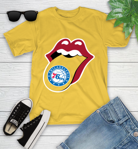 Philadelphia 76ers NBA Basketball Lips I Root For My Team Adoring Fan 110