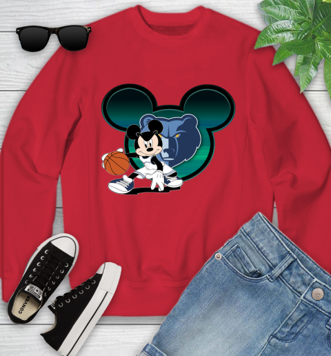 NBA Memphis Grizzlies Mickey Mouse Disney Basketball Youth Sweatshirt 9