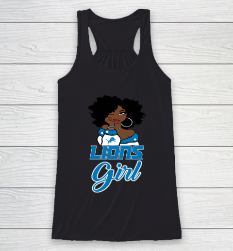 Detroit Lions Girl NFL Racerback Tank