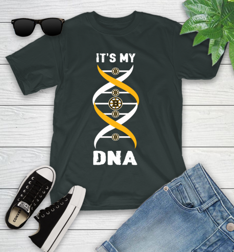 Boston Bruins NHL Hockey It's My DNA Sports Youth T-Shirt 6