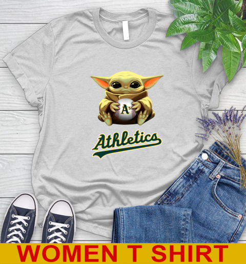 MLB Baseball Oakland Athletics Star Wars Baby Yoda Shirt 89