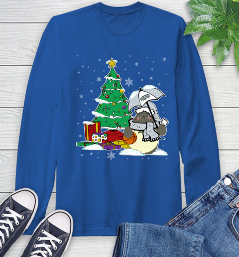 San Antonio Spurs NBA Basketball Cute Tonari No Totoro Christmas Sports Long Sleeve T-Shirt 10