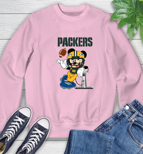 NFL Green Bay Packers Mickey Mouse Disney Super Bowl Football T Shirt Sweatshirt 9