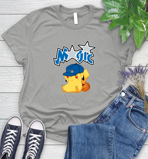 NBA Pikachu Basketball Sports Orlando Magic Women's T-Shirt 10
