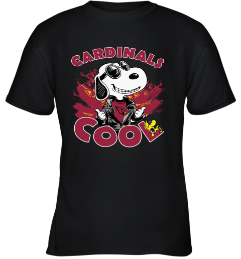 Arizona Cardinals Snoopy Joe Cool We're Awesome Youth T-Shirt