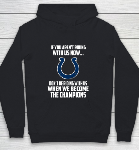 NFL Indianapolis Colts Football We Become The Champions Youth Hoodie