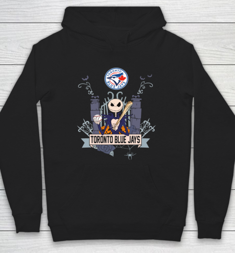 MLB Toronto Blue Jays Baseball Jack Skellington Halloween Hoodie