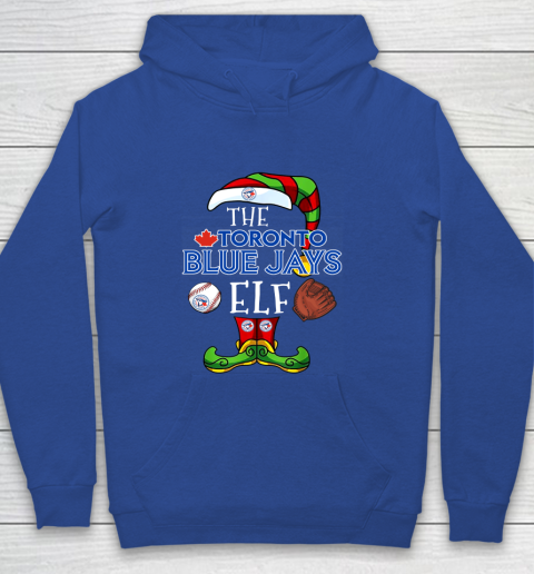 Toronto Blue Jays Christmas ELF Funny MLB Youth Hoodie 6