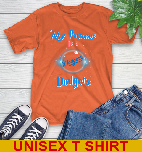 MLB Baseball Harry Potter My Patronus Is A Los Angeles Dodgers T-Shirt 4