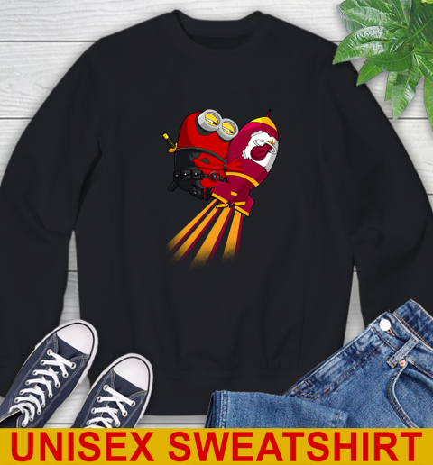 NBA Basketball Miami Heat Deadpool Minion Marvel Shirt Sweatshirt