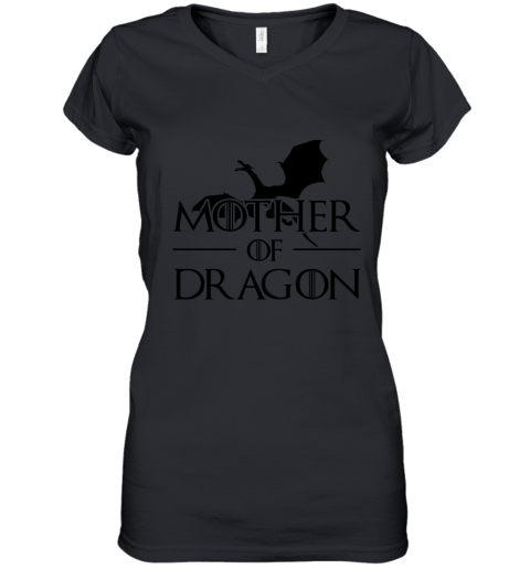 Mother Of Dragons Mug Women's V-Neck T-Shirt