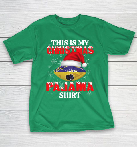 Baltimore Ravens This Is My Christmas Pajama Shirt NFL T-Shirt 5