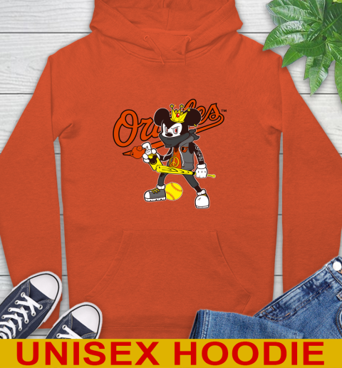 Baltimore Orioles MLB Baseball Mickey Peace Sign Sports Hoodie 5