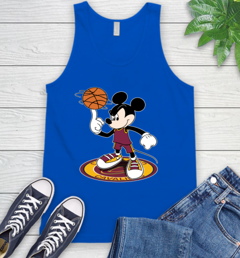 NBA Basketball Cleveland Cavaliers Cheerful Mickey Disney Shirt Tank Top 5