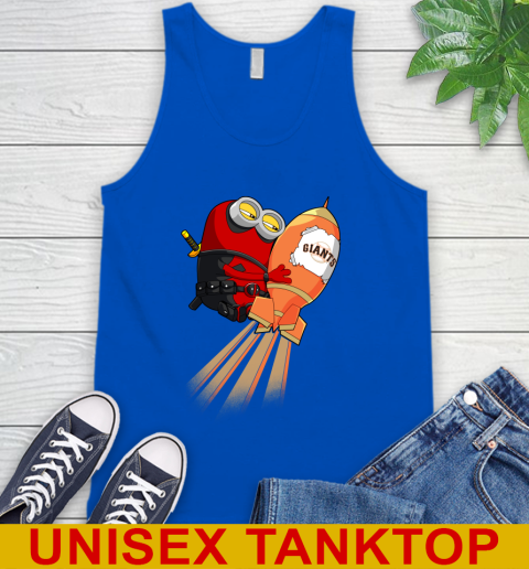 MLB Baseball San Francisco Giants Deadpool Minion Marvel Shirt Tank Top 4