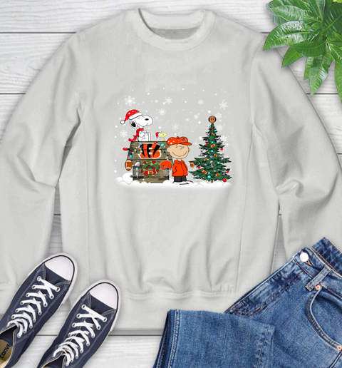 NFL Cincinnati Bengals Snoopy Charlie Brown Christmas Football Super Bowl Sports Sweatshirt 5