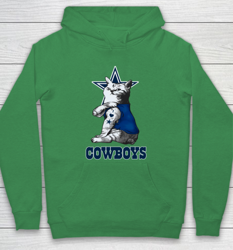 NFL Football My Cat Loves Dallas Cowboys Hoodie 5