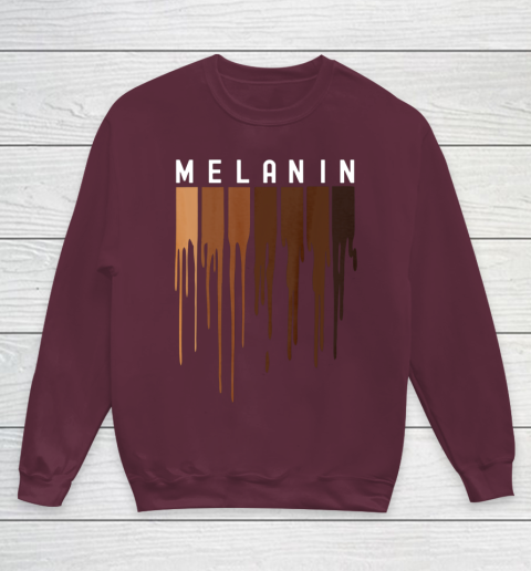 Drippin Melanin T Shirt for Women Pride  Black History Gift Youth Sweatshirt 4