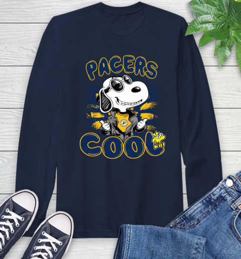 NBA Basketball Indiana Pacers Cool Snoopy Shirt Long Sleeve T-Shirt 3