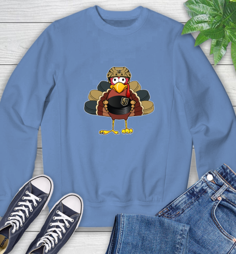 Vegas Golden Knights Turkey Thanksgiving Day Sweatshirt 11