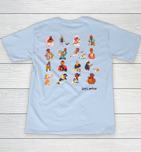Rappers With Puppies Front and Back Youth T-Shirt 12