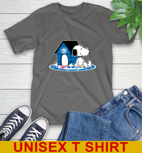 NBA Basketball Philadelphia 76ers Snoopy The Peanuts Movie Shirt T-Shirt 8