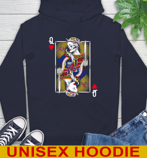 MLB Baseball Atlanta Braves The Queen Of Hearts Card Shirt Hoodie 3