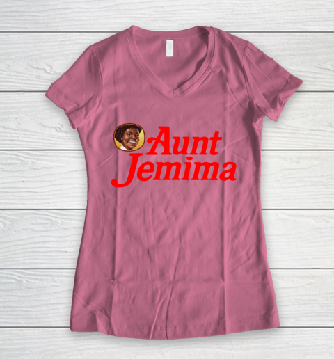 Aunt Jemima Women's V-Neck T-Shirt 7