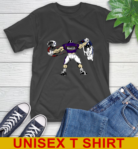 Baltimore Ravens NFL Football Fight For Victory T-Shirt 2