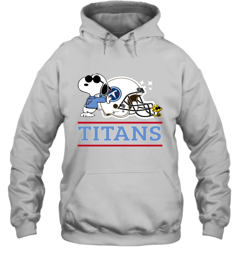 The Tennessee Titans Joe Cool And Woodstock Snoopy Mashup Hoodie