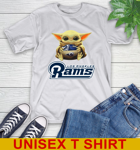 NFL Football Los Angeles Rams Baby Yoda Star Wars Shirt T-Shirt 12