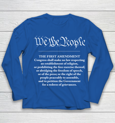 We The People  First Amendment Youth Long Sleeve 7