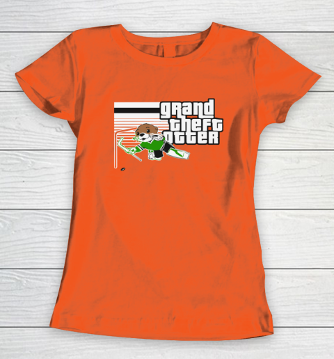 Jake Oettinger Grand Theft Otter Dallas Hockey Women's T-Shirt 2