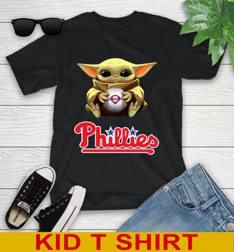 MLB Baseball Philadelphia Phillies Star Wars Baby Yoda Shirt 102
