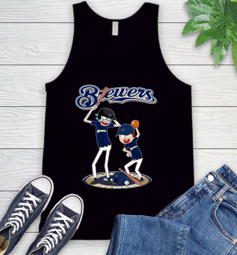 MLB Milwaukee Brewers Rick And Morty Baseball 71