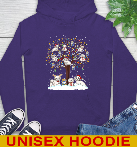 Maltese dog pet lover light christmas tree shirt 17