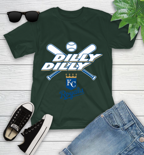 MLB Kansas City Royals Dilly Dilly Baseball Sports Youth T-Shirt 5