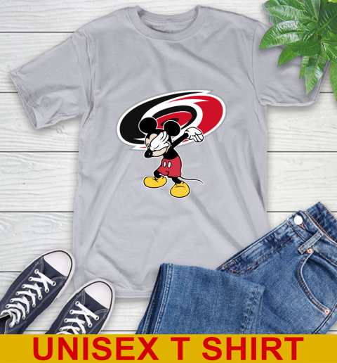Carolina Hurricanes NHL Hockey Dabbing Mickey Disney Sports T-Shirt 6