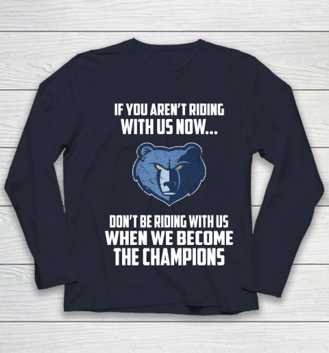 NBA Memphis Grizzlies Basketball We Become The Champions Youth Long Sleeve 2