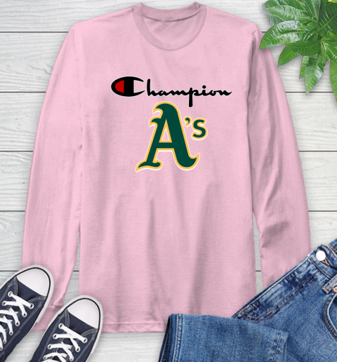 MLB Baseball Oakland Athletics Champion Shirt Long Sleeve T-Shirt 8
