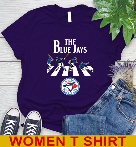 MLB Baseball Toronto Blue Jays The Beatles Rock Band Shirt Women's T-Shirt 4