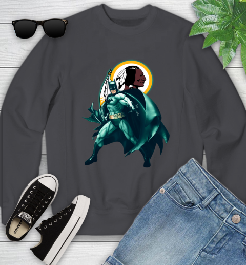 NFL Batman Football Sports Washington Redskins Youth Sweatshirt 6