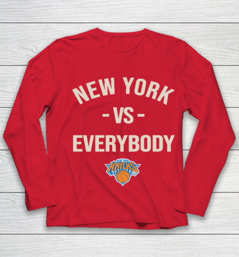 New York Knicks Vs Everybody Youth Long Sleeve - Image 9