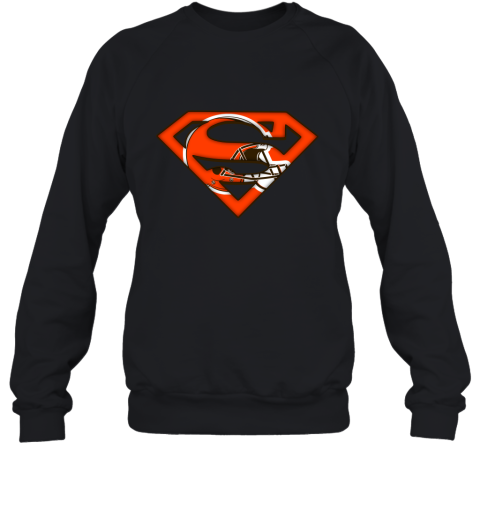We Are Undefeatable The Cleveland Browns x Superman NFL Sweatshirt