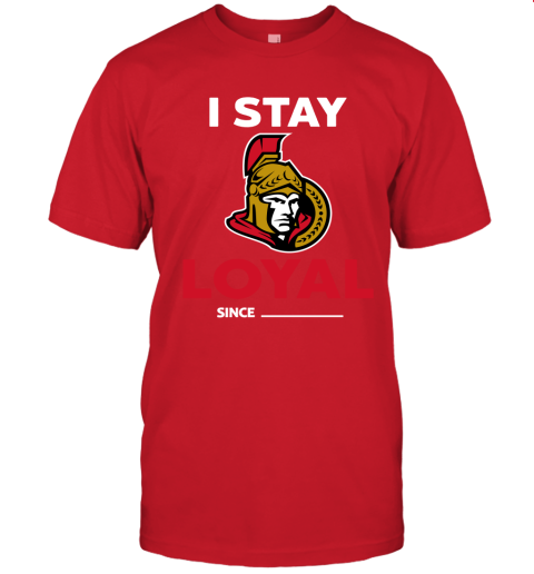 Ottawa Senators I Stay Loyal Since Personalized Unisex Jersey Tee